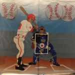 Baseball Catcher Backdrop