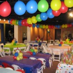 Balloon Ceiling Zig Zag Carnival ceiling Decor CPs