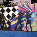 Disco Backdrop -$375, silhouettes $25 each