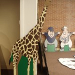 Giraffe prop backdrop tott