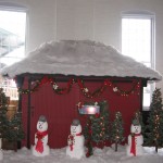 Holiday Xmas Trains Snowmen Northpole