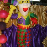 Mardi Gras Jester Inflatable  8'tall