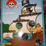 Nautical Pirate Ship Beanbag Toss Backdrop