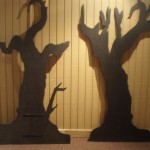 Halloween trees Backdrop - Halloween - Tree Silhouttes