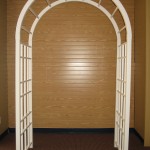 Arch Bridal Arch White Cathedral Trellis 7.5'h x 4.5'w x 2.5d