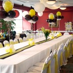 yellow sash chocolate runner