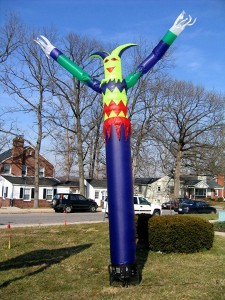 Inflatable Air Jester Puppet