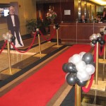 Stanchions velvet roping