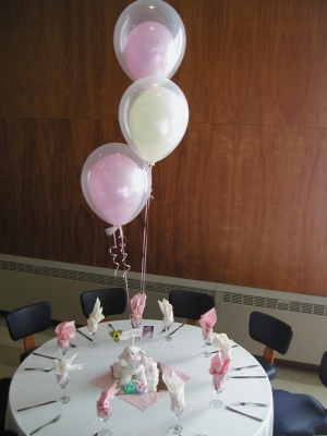 Double Stuffed Balloons helium filled bouquet of 3 $20