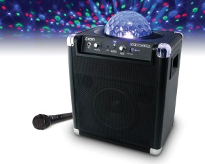 Sound System with Disco Ball Lightshow